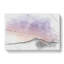 Lilac Sky Above The Mountain - Wrapped Canvas Painting-56642371