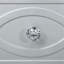 Commode 6 tiroirs avec miroir Metallic
