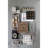 12X6" Rectangular Gray Marble Tray With Raised Edges