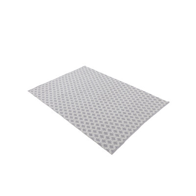 Rechteckig Geometric Hand Woven Area Rug