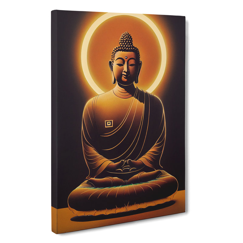 Honest Buddha - Wrapped Canvas, 60cm H x 40cm W x 3cm D