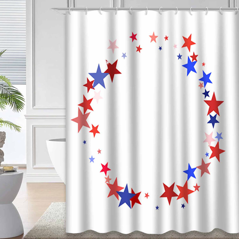 Rideau de douche American White, L 72 po x l 72 po