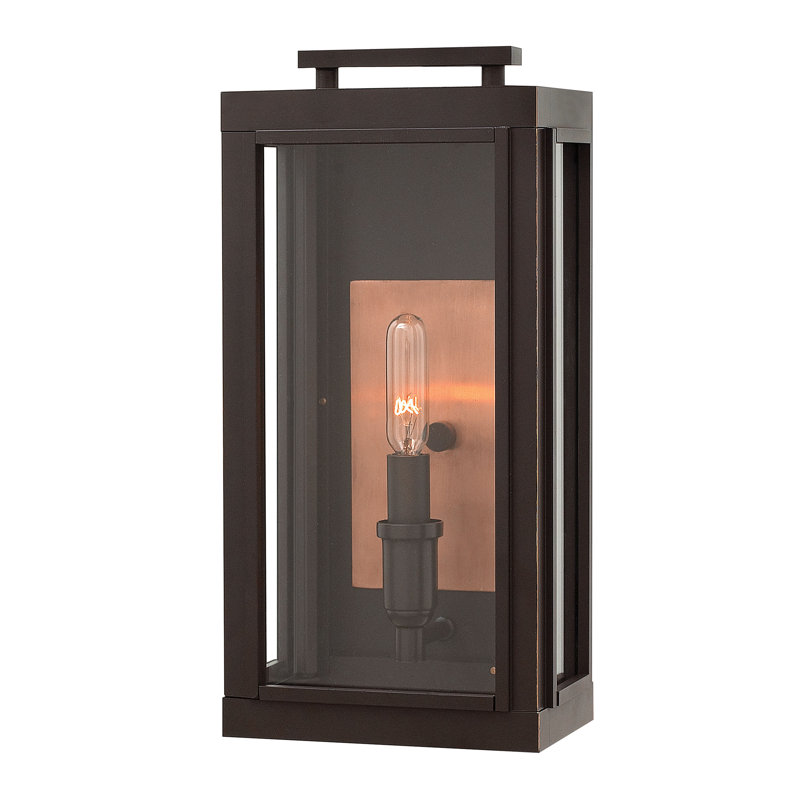 Sutcliffe Outdoor Wall Lantern, Oil Rubbed Bronze, Yes