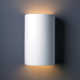 Pacursa Single Light Ceramic Dimmable LED Flush Mounted Sconce