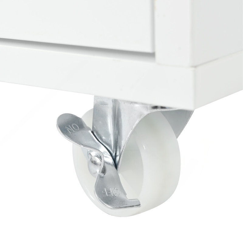 Îlot de cuisine roulant avec table allongée, îlot de cuisine sur roulettes avec lumières DEL, prises de courant et 2 portes en verre cannelé, îlot de cuisine avec compartiment de rangement et 3 tablettes ouvertes latérales
