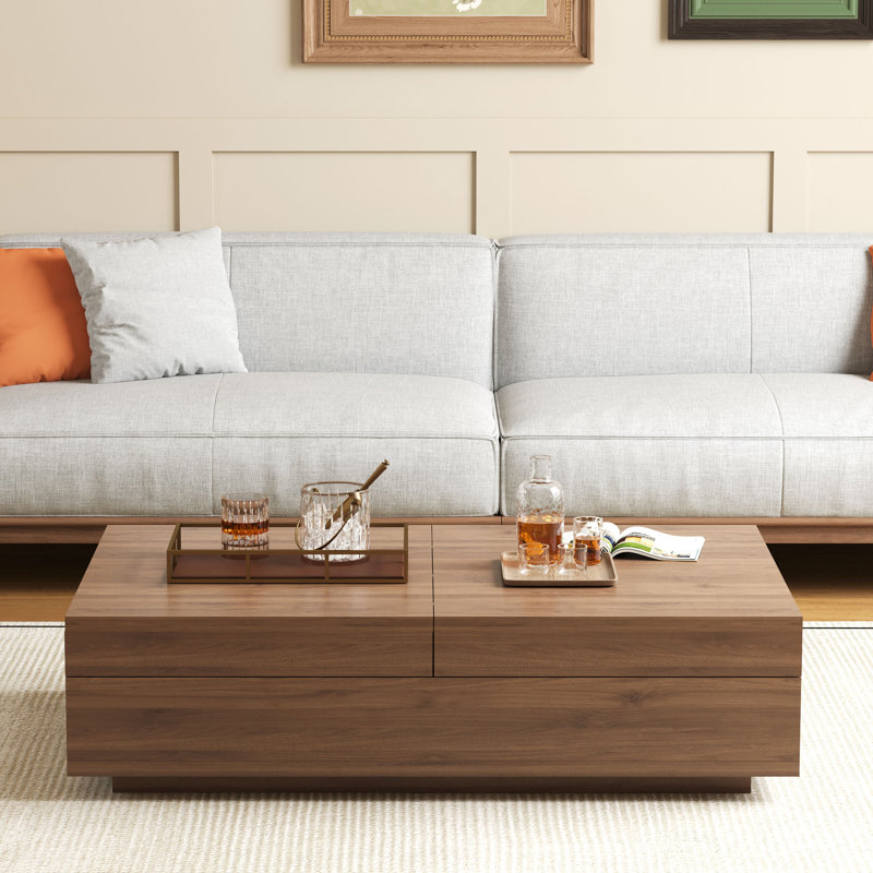 47,2 po Table basse à rangement dissimulé