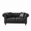 Canapé en tissu 66 po Chesterfield ‌Tech, canapé à accoudoirs roulés en tissu High-Tech, canapé rembourré de style Mid-Century, canapé 2 places pour salon, bureau, appartement-1925637472