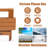 Side Table, Rectangular Outdoor Table