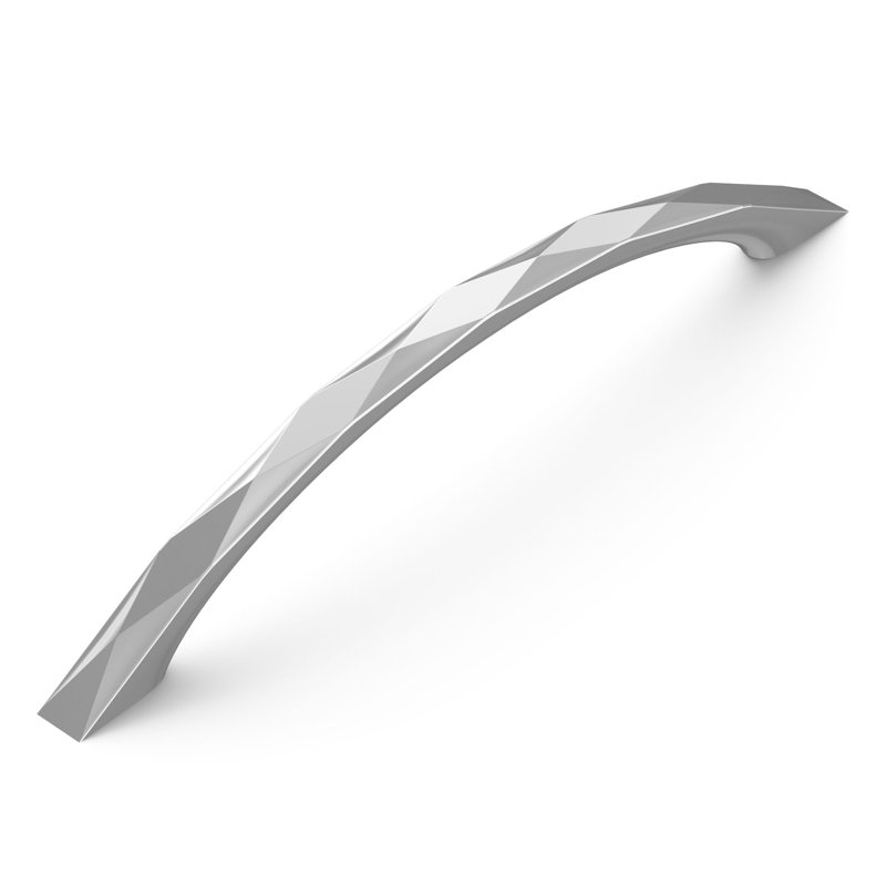 Karat Collection Arch Pull - 6-5/16" Center to Center Cabinet Pull Chrome - Contemporary Hardware for Drawers & Cabinets