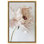 Art floral sur toile à profil floral