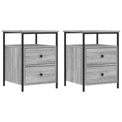 Elsinore 2 Drawer Bedside Table