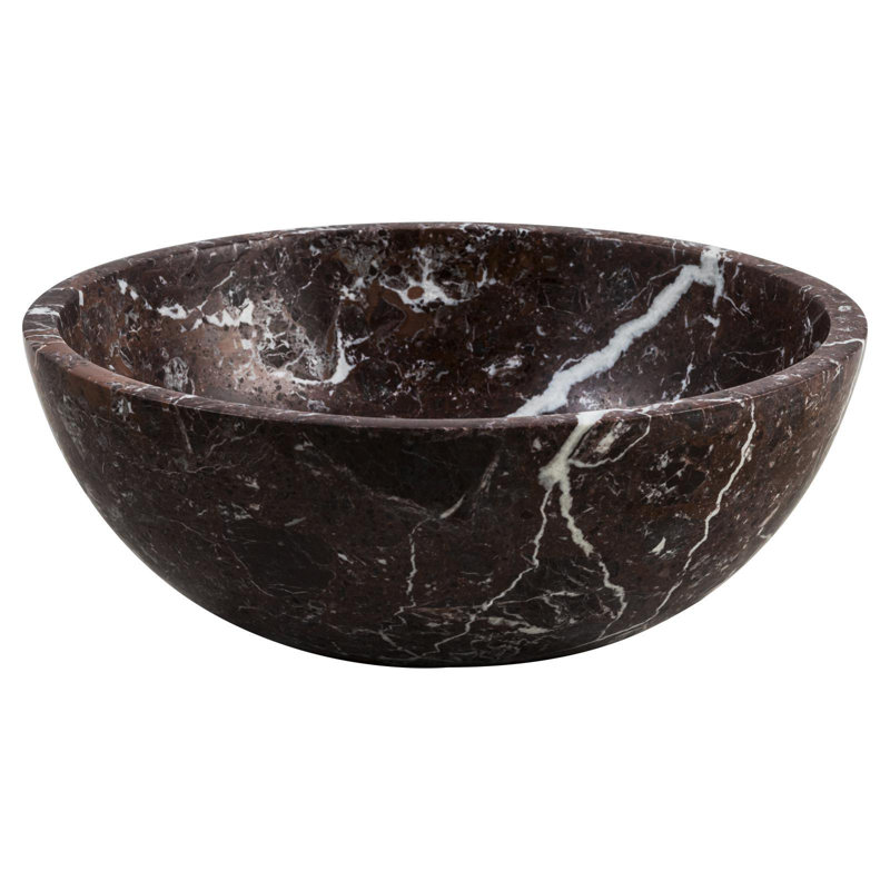 Ivy Bronx 370mm L x 370mm W Marble Circular Sink