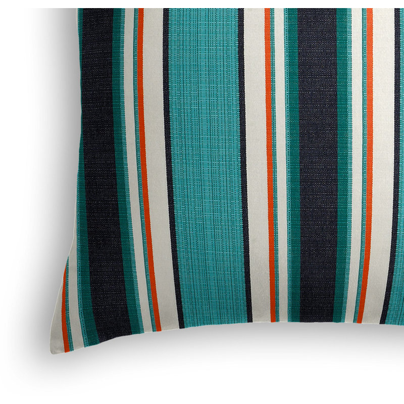 Sunbrella Token Square Pillow Cover & Insert, 22" x 22"