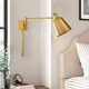 Solstice Single Light Dimmable Swing Arm Sconce