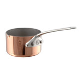 Mauviel M'MINIS Copper Sauce Pan With Pouring Spout, Brass Handle, 2-In