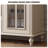 Elegant Cherry Wood Sideboard in Ivory White