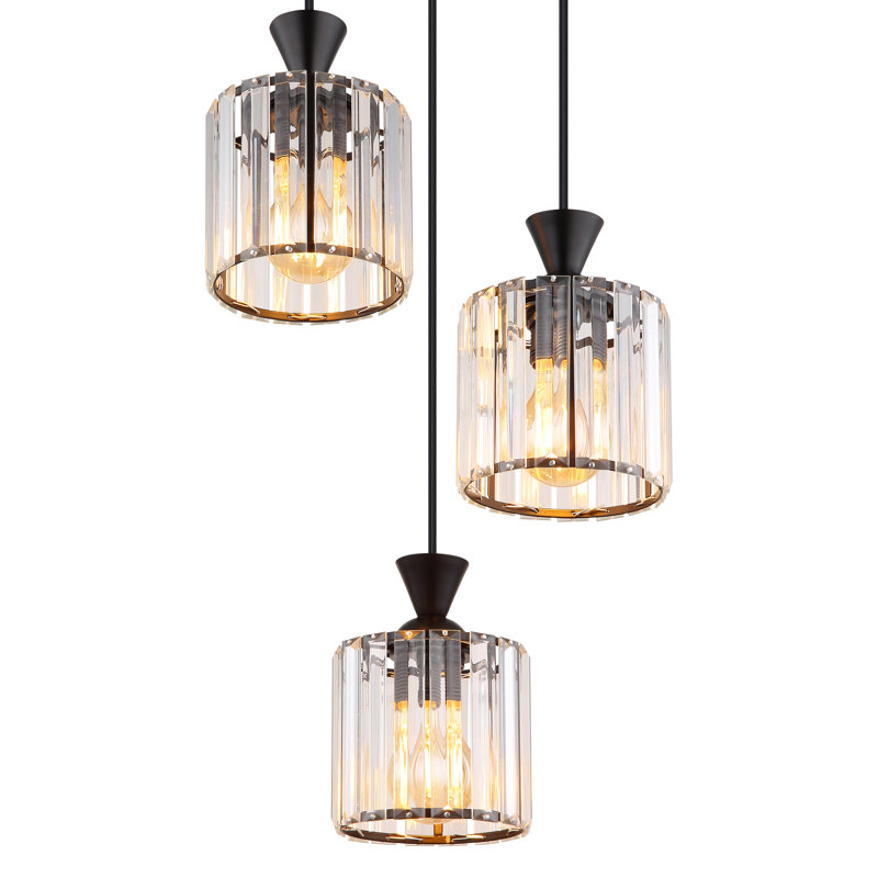 3 - Light Matte Black Pendant
