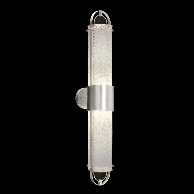Bond LED Wallchiere, Silver, White