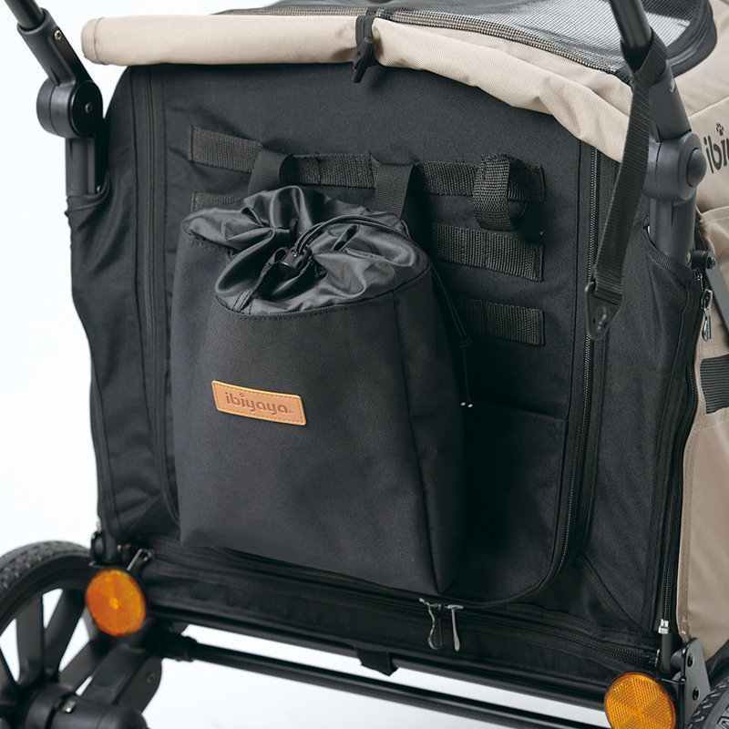 Minika 3-in-1 Tan Foldable Pet Stroller and Trailer