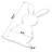 Playful Gold Bunny Accent Mirror
