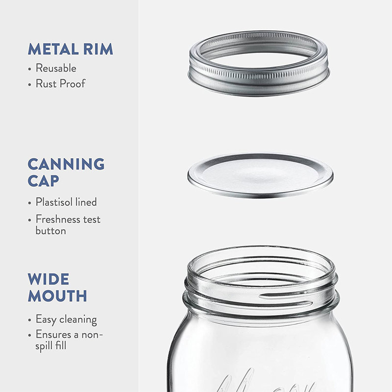 Glass Jar - Set of 13