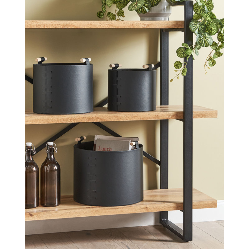 Brayden Studio ARAM Decorative Basket, Black