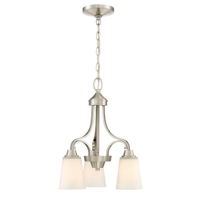 Colfax 3 - Light Classic / Traditional Chandelier, Brushed Polished Nickel
