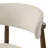 Roundhill Furniture Rosalina 5-Piece Dining Set, Round Dining Table With 4 Stylish Chairs, Walnut Finish