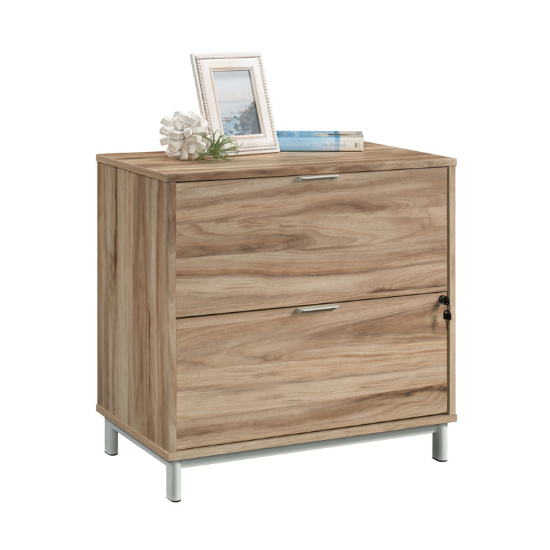 Classeur latéral, finition bois d'acacia
