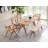 Alinna Bench with Rattan Seat in Natural