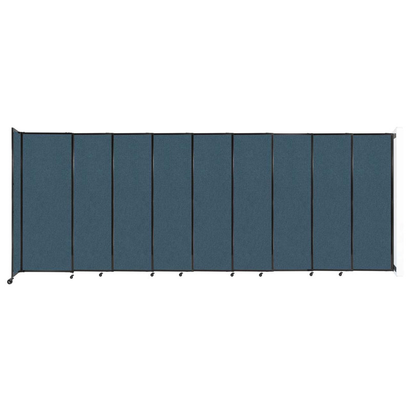 Cloison coulissante 5 pi, Caraïbes, 90" H x 237" W x 1" D