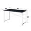 Bureau rectangulaire avec structure en métal