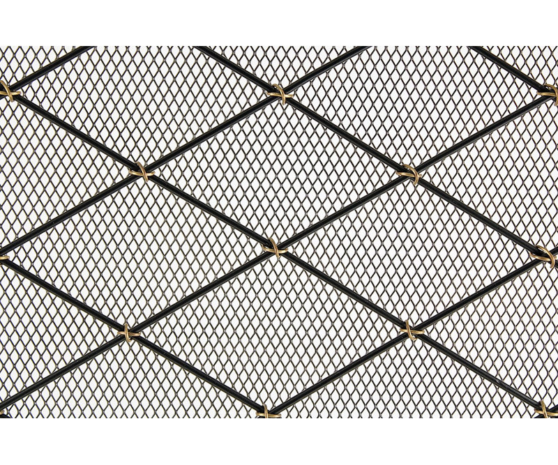 Allantra Iron Fireplace Screen, Large