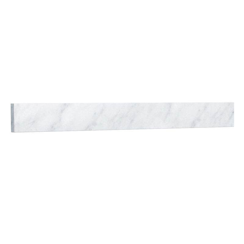 Dosseret de remplacement 30 pouces en marbre de Carrare blanc