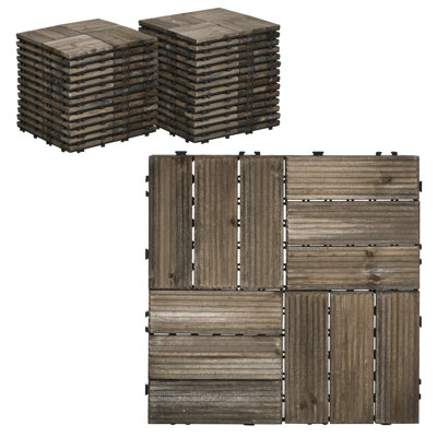 Adarien 30 x 2.5cm Wood Tile