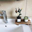Wood Riser for Decor, 8.66X3.54in Wood Pedestal Stand, Small Wooden Riser for Bathroom for Kitchen Counter