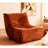 Luxury Accent Chair Button-Tufted Detail Microfiber Comfy Chair Living Room Furniture-1211654972