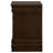 Demetra Cappuccino 2-Drawer Nightstand With Bail Handle