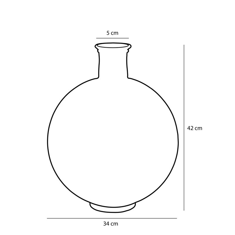 Campanelli Glass Table Vase