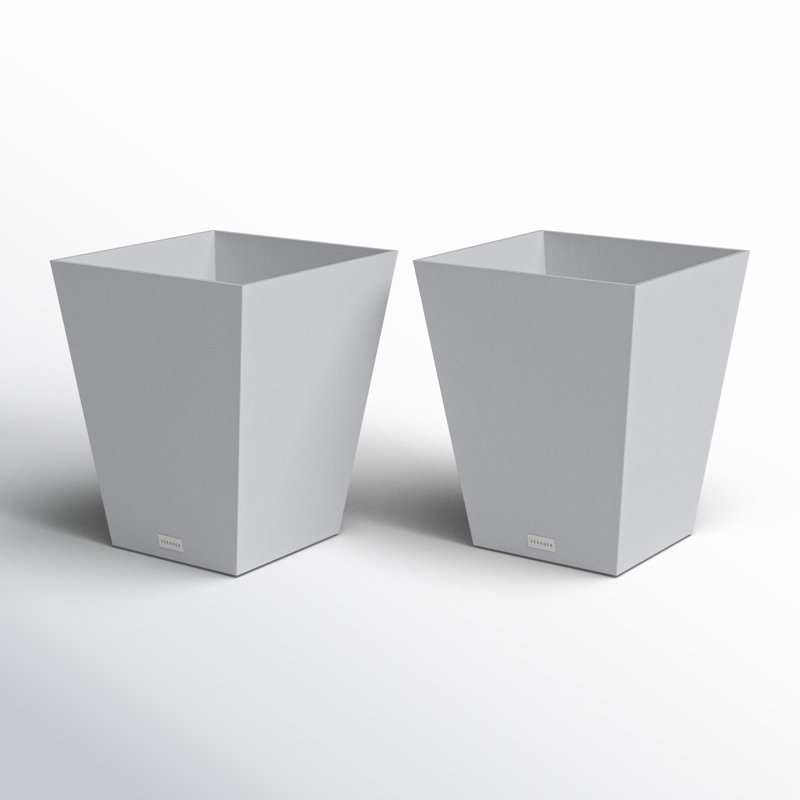 Pure Series Nobleton Planter, Charcoal Gray, 22" H x 19" W x 19" D, 2