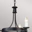 Vanslyke 3 - Light Waggon Wheel Chandelier