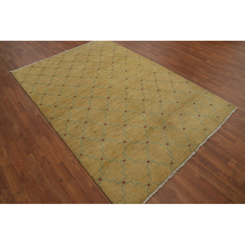 Tapis marocain à motif de treillis All-Over 5 x 8