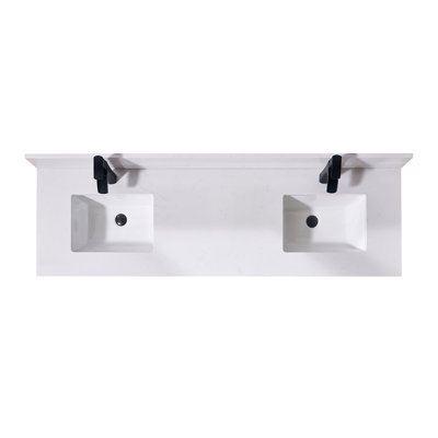 Frosinone 73" Double Bathroom Vanity Top