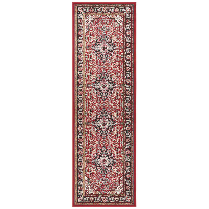 Skazar Isfahan Tufted Red Rug, Runner 80cm x 250cm