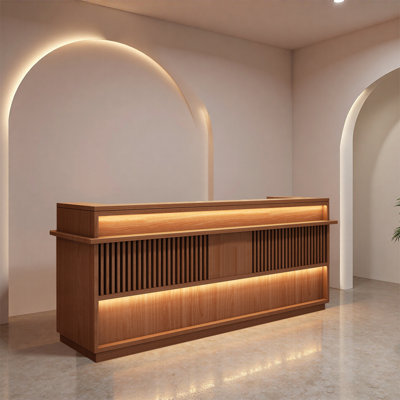 Classic Retro Checkout Counter - Ideal for Malls, Barber Studios, Milk Tea Parlors