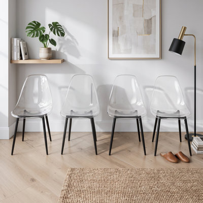 Clear Side Chair (Set Of 4)