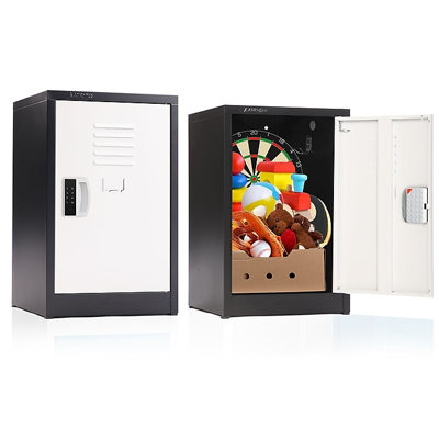 Casier pour enfant 1 porte en acier à une rangée avec serrure numérique H 24 po x l 15 po - Rangement pour les écoles, la salle de sport et la maison