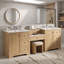 Freestanding Standard Double Vanity Bathroom Vanity With Ceramic Top-1064917980