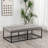 56" Rectangle Tufted Cocktail Ottoman Bench With Sturdy Metal Base, Upholstered Accent Furniture For Living Room-428454400