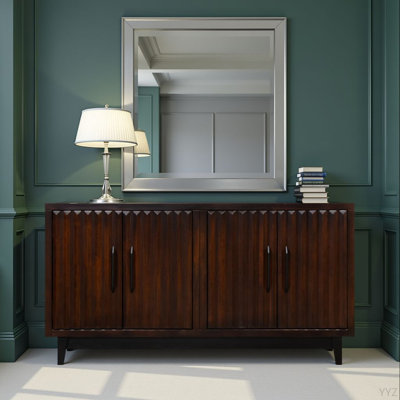Radiance 64 Inch Four Door Cabinet, No Assembly Required